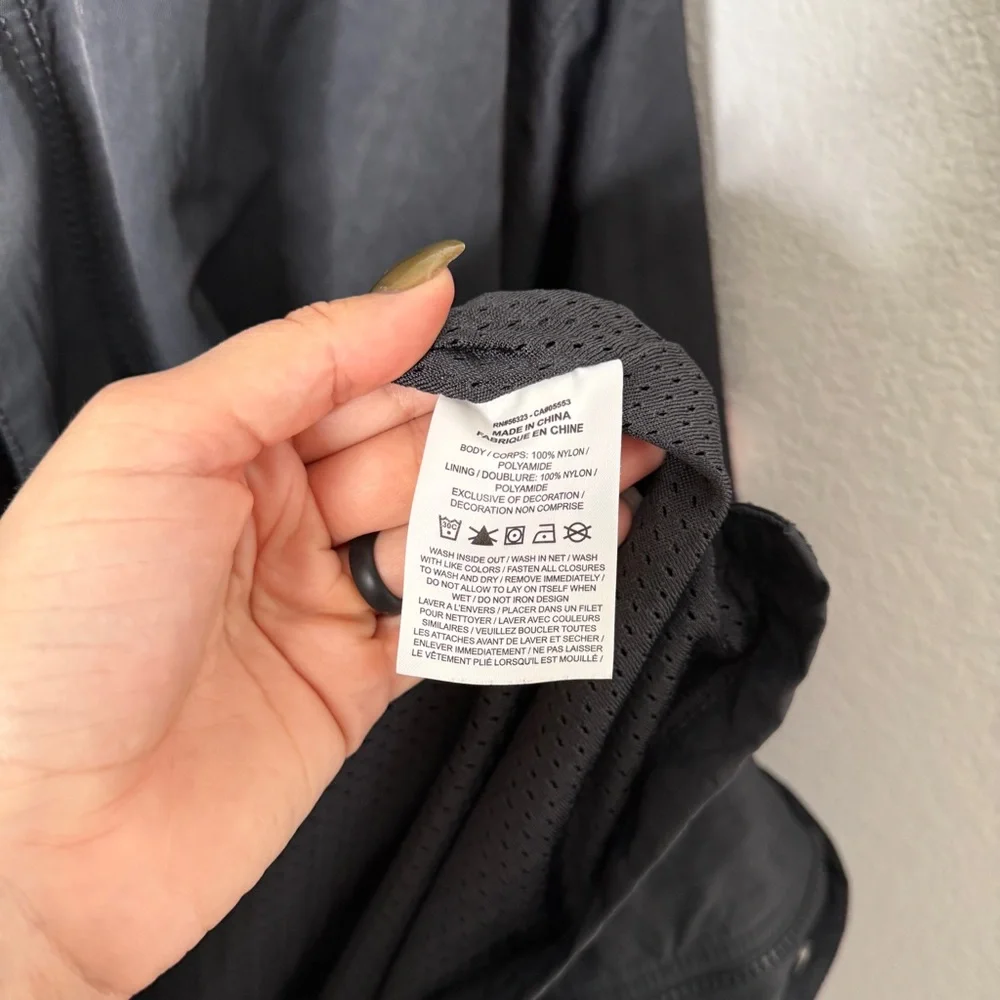 Nike x Fear of God Warm Up Jacket Black Full Zip Mesh Lined NBA Patch XS